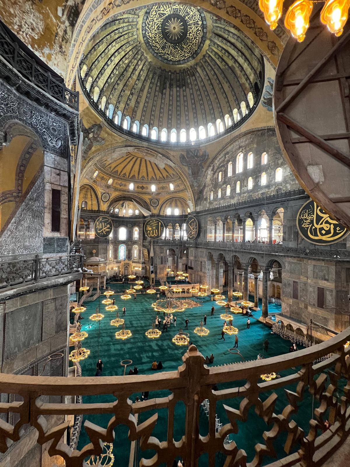 Hagia Sophia upper view